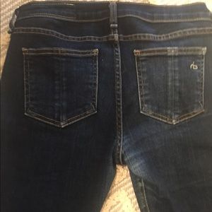 Rag and bone skinny jeans. Dark wash size 26